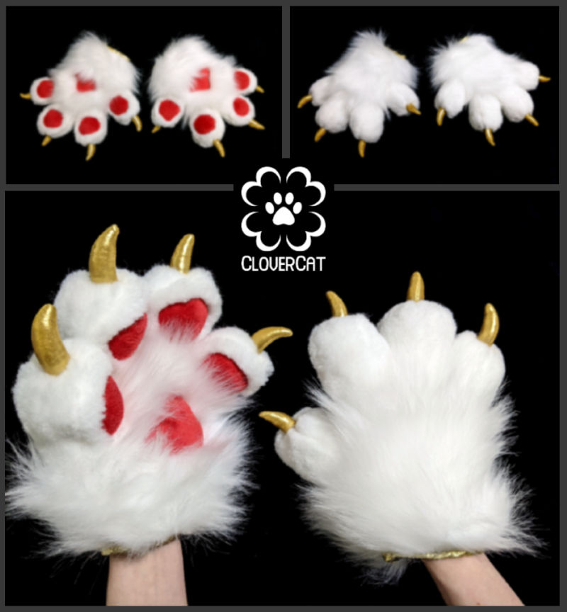 Handpaws: White, Red, Gold