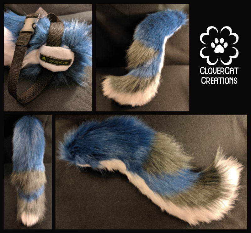 Tail: Navy, Grey, White