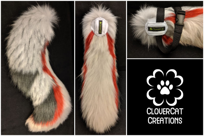 Tail: Silver, Grey, Maroon